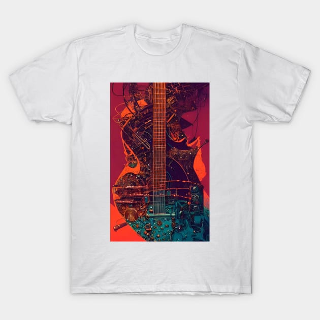 Guitar Under Construction T-Shirt by BryanWhipple